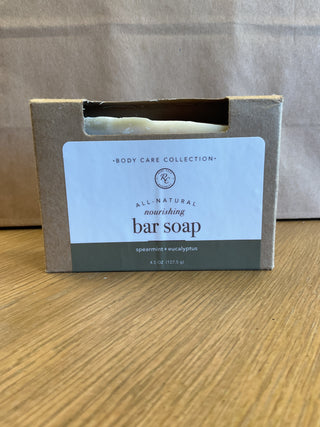 Bar soap spearmint & eucalyptus