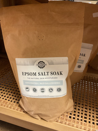 Epsom salt soak- unscented