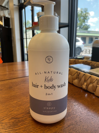 Kids hair and body sleepy