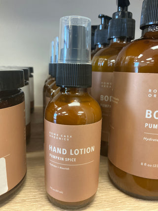 Pumpkin Spice hand lotion