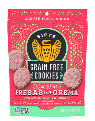 Siete Fresas and Crema cookies